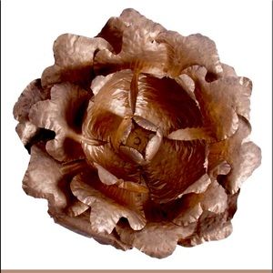 Perigold Bliss Studio Gold Flower Wall Art